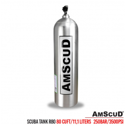 AmScuD Tabung Selam/Scuba Tank/Scuba Cylinder Alluminium R80 Cuft / 11.1 liter